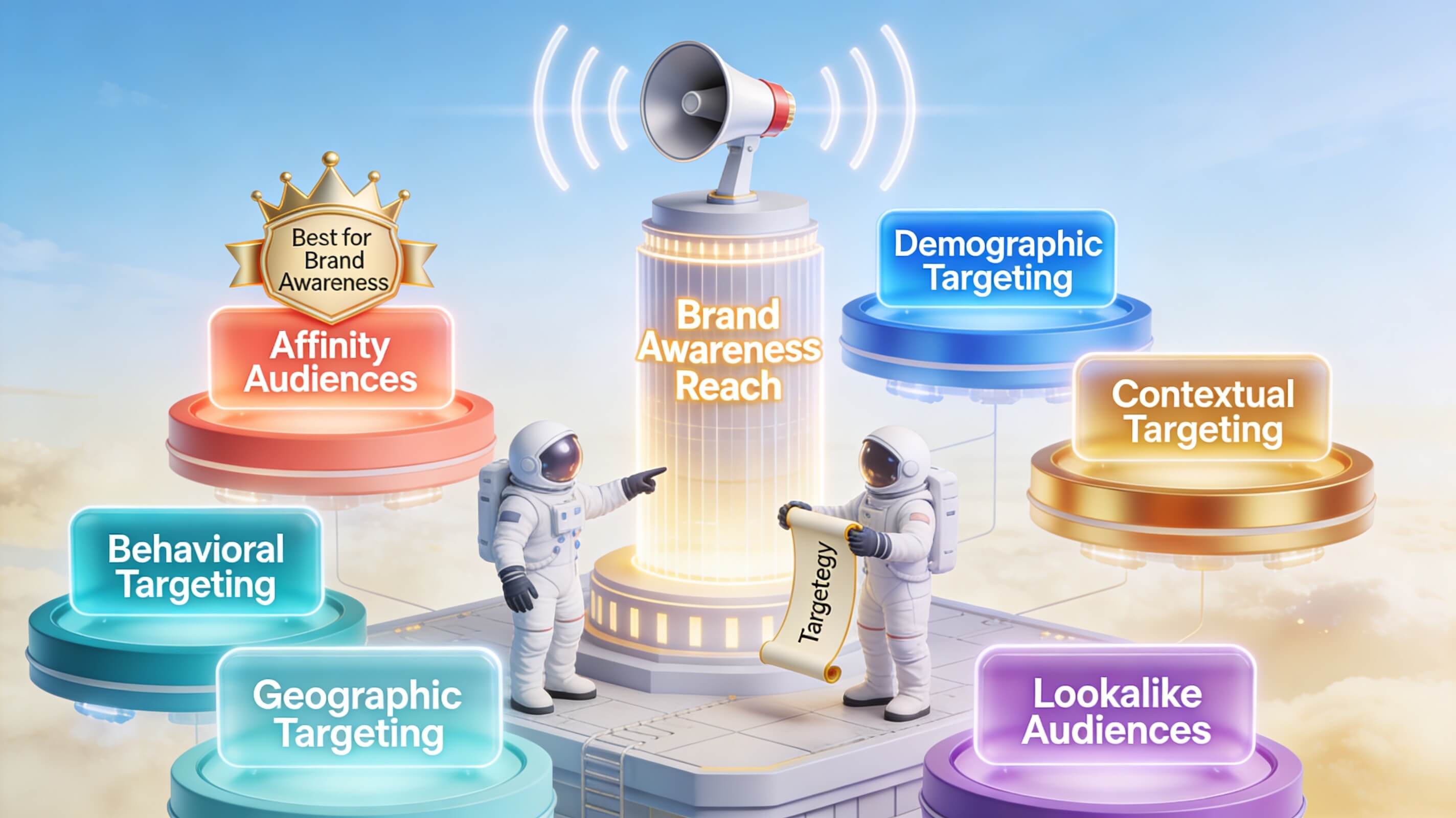 Which targeting option is best for achieving brand awareness 1