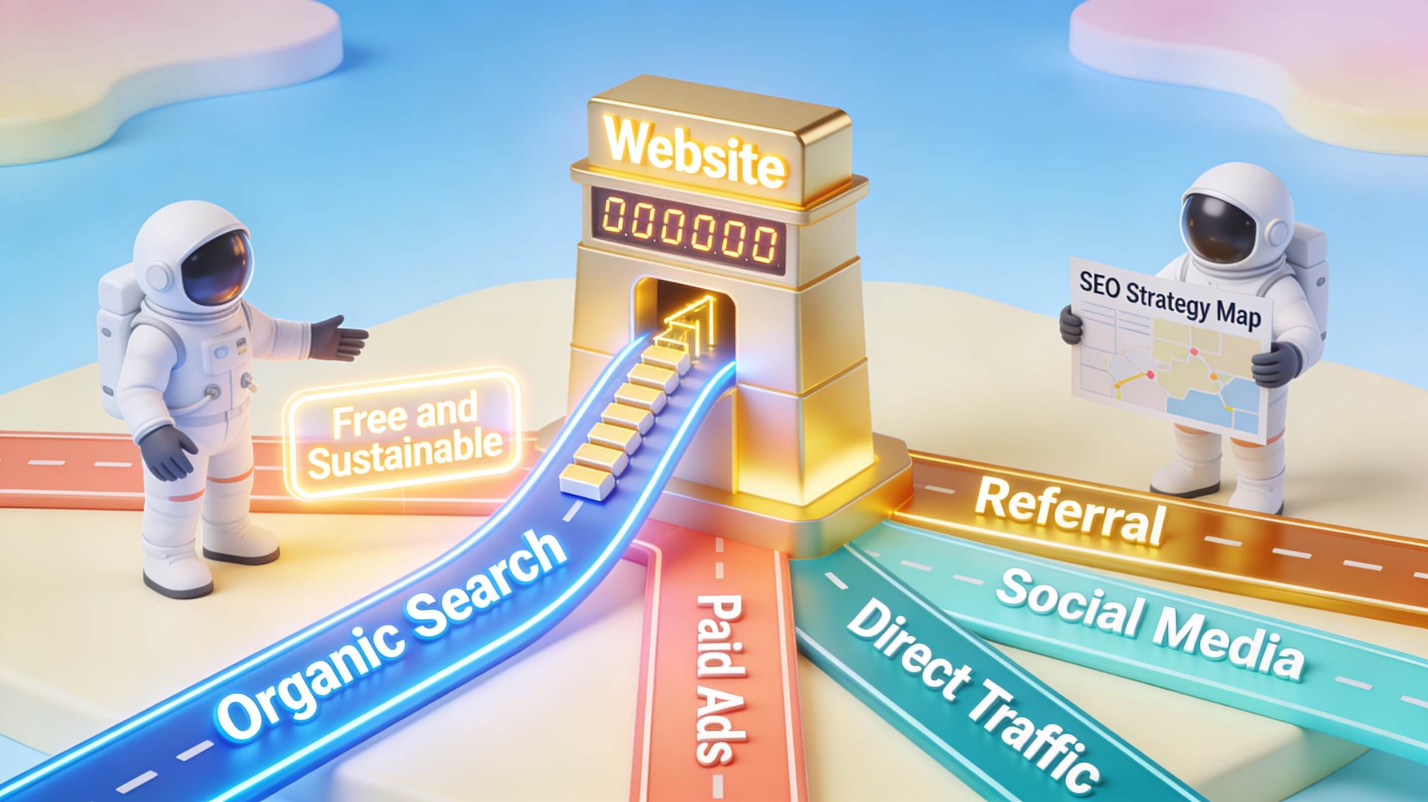 What is organic traffic 1