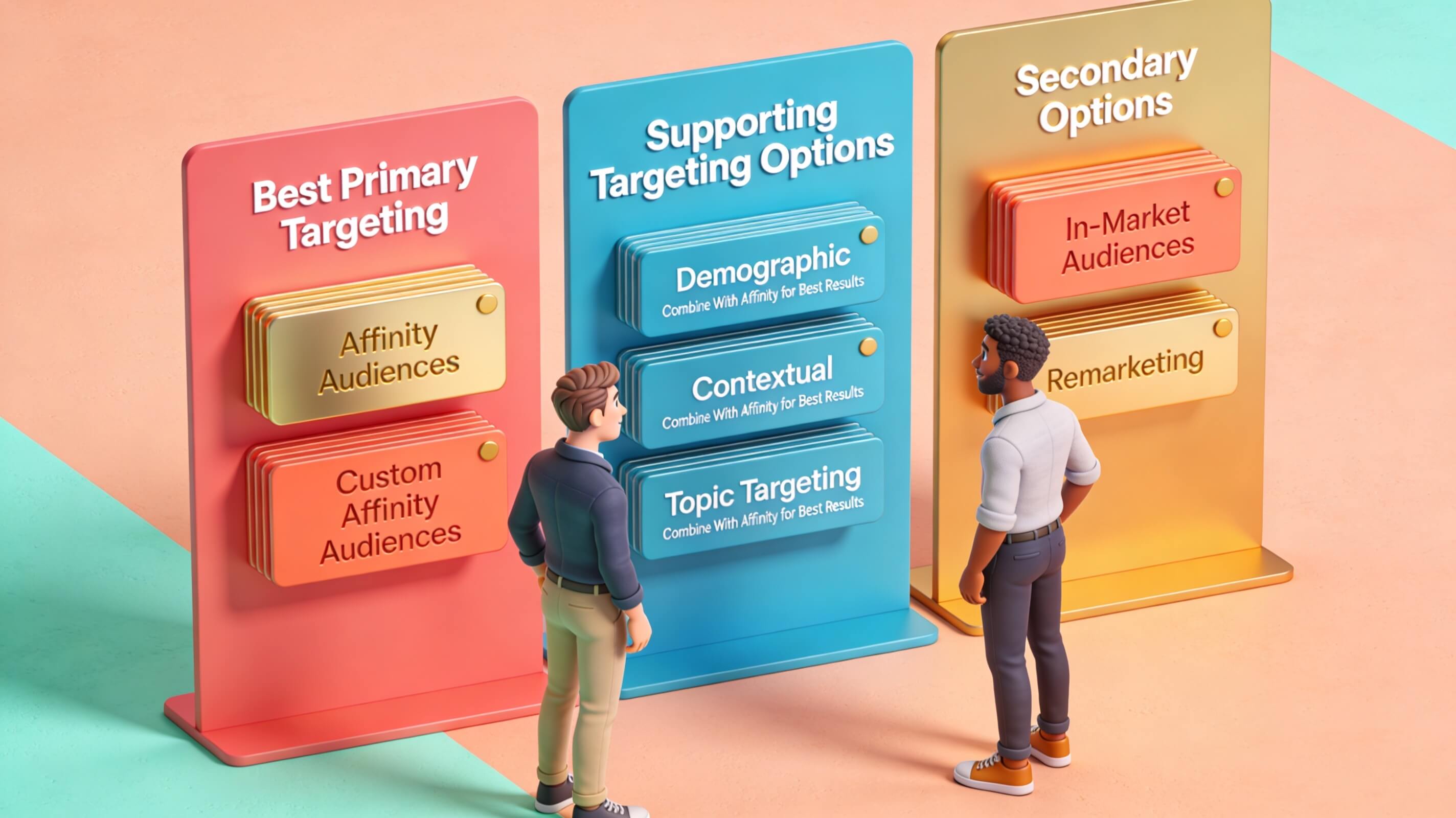 Which targeting option is best for achieving brand awareness start