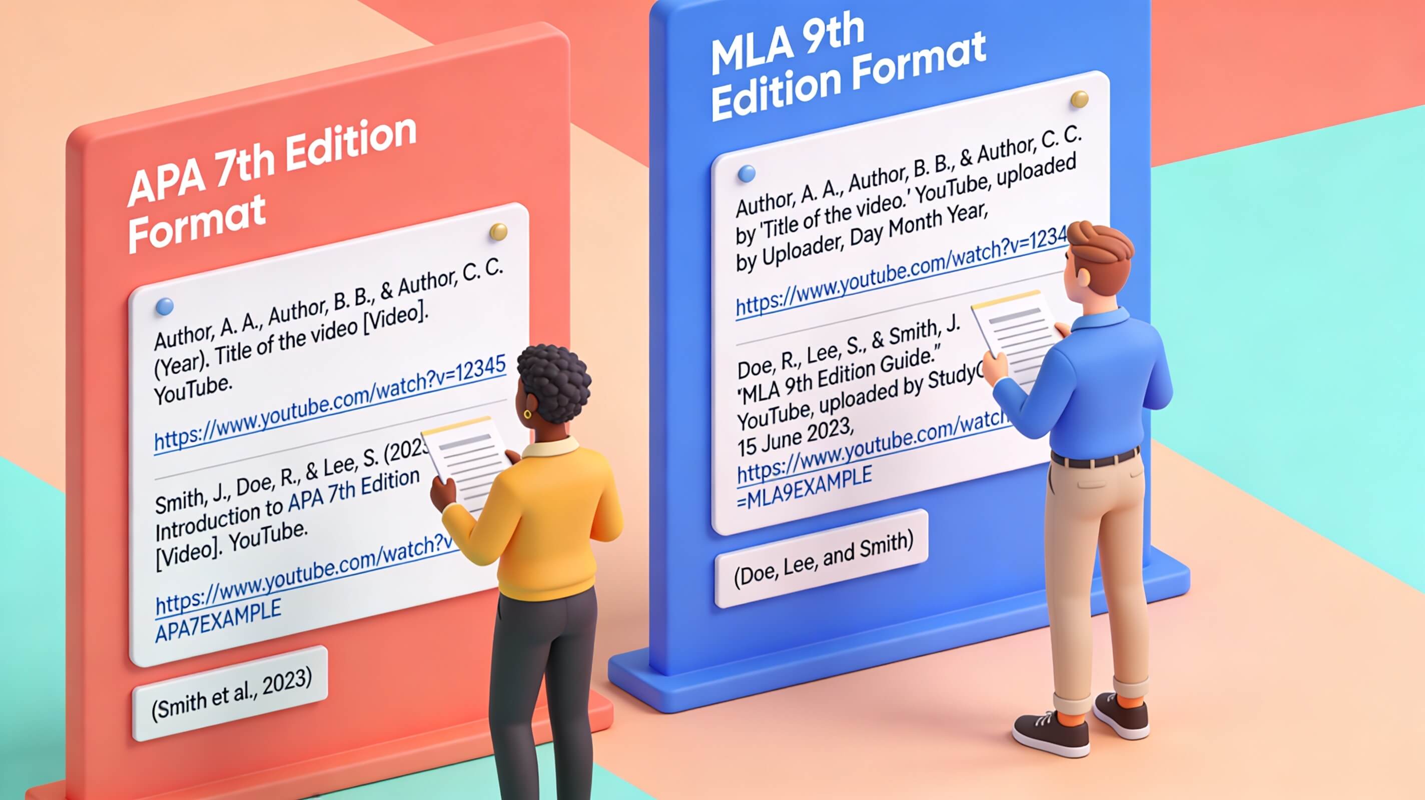 How to Cite a YouTube video start