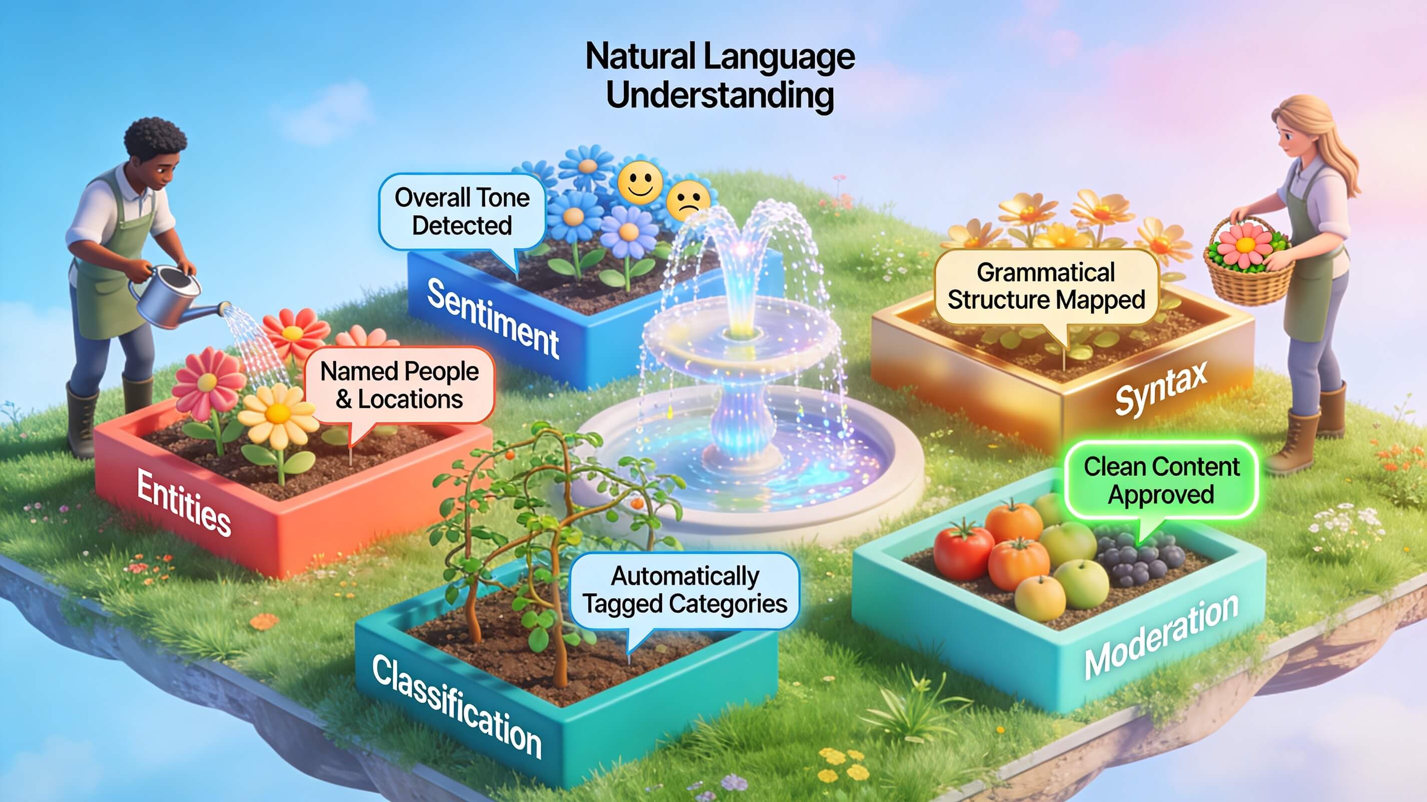 Google Natural Language Processing middle